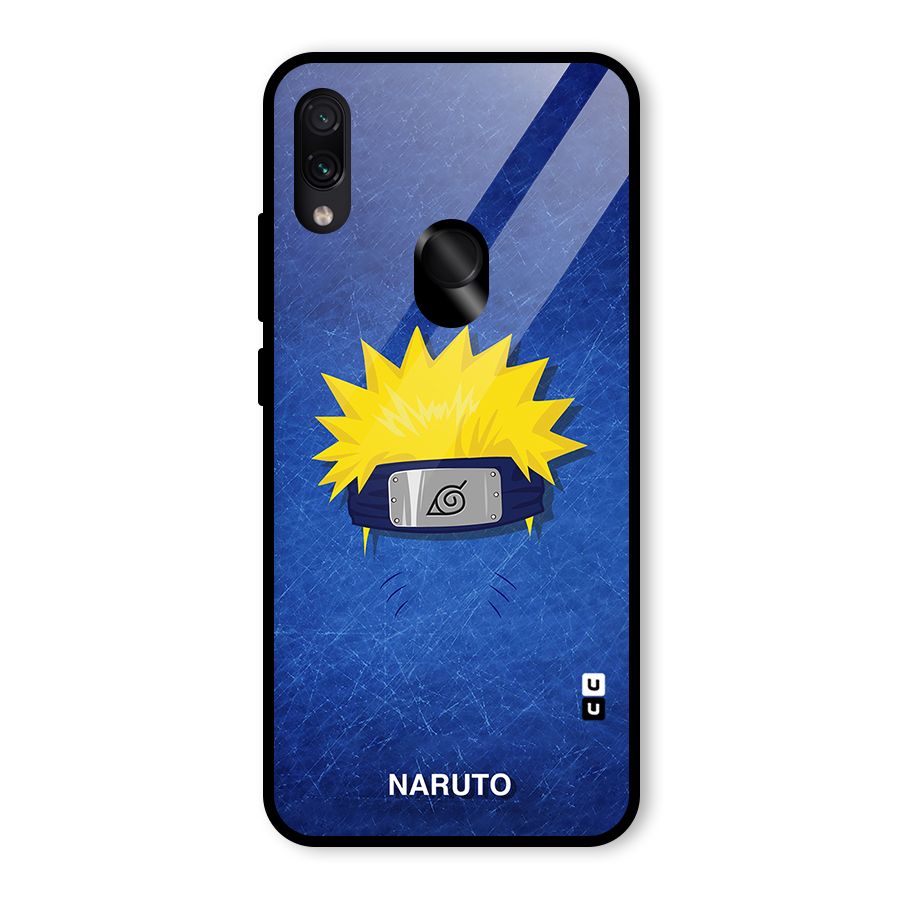 Naruto Headband Minimal Glass Back Case for Redmi Note 7