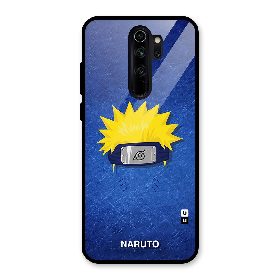 Naruto Headband Minimal Glass Back Case for Redmi Note 8 Pro