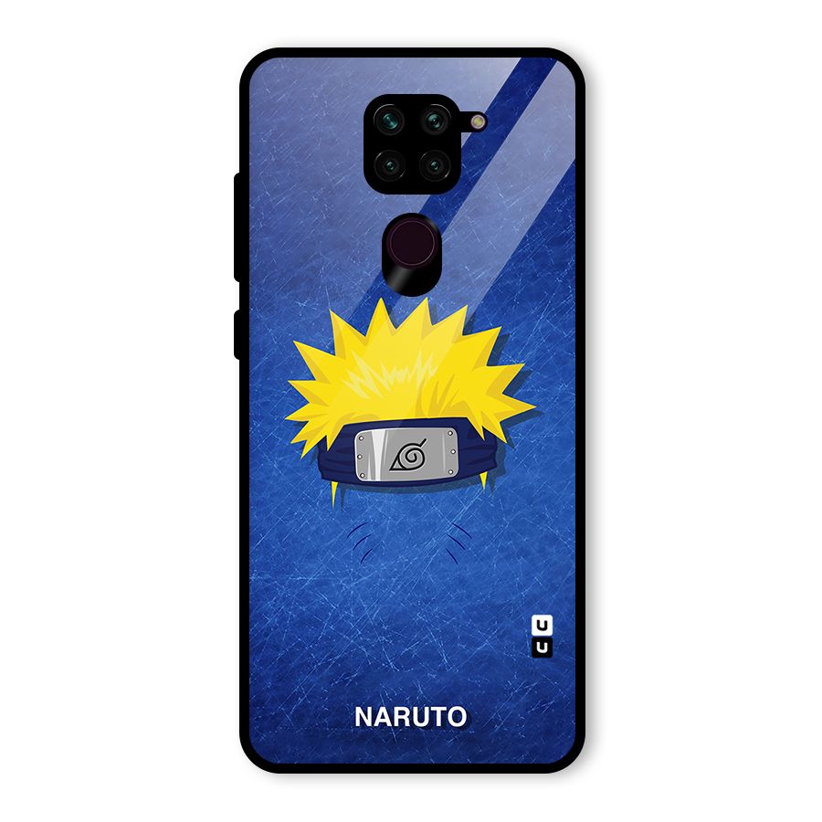 Naruto Headband Minimal Glass Back Case for Redmi Note 9
