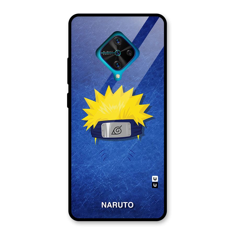 Naruto Headband Minimal Glass Back Case for Vivo S1 Pro