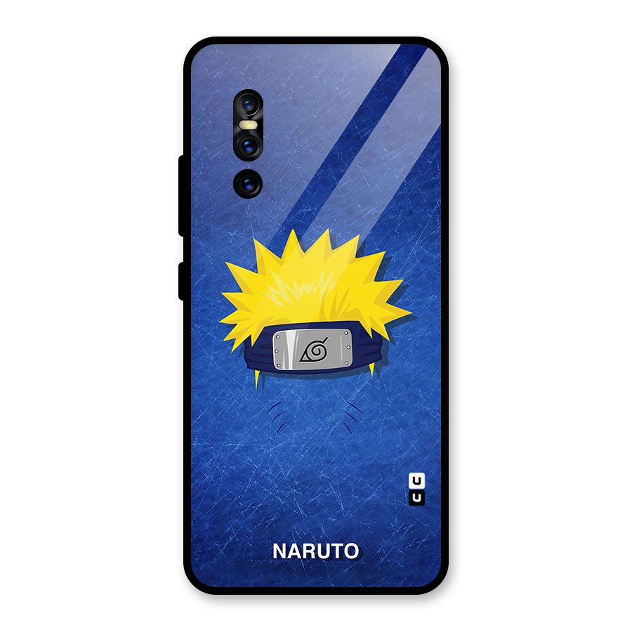 Naruto Headband Minimal Glass Back Case for Vivo V15 Pro