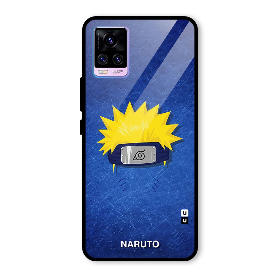 Naruto Headband Minimal Glass Back Case for Vivo V20 Pro