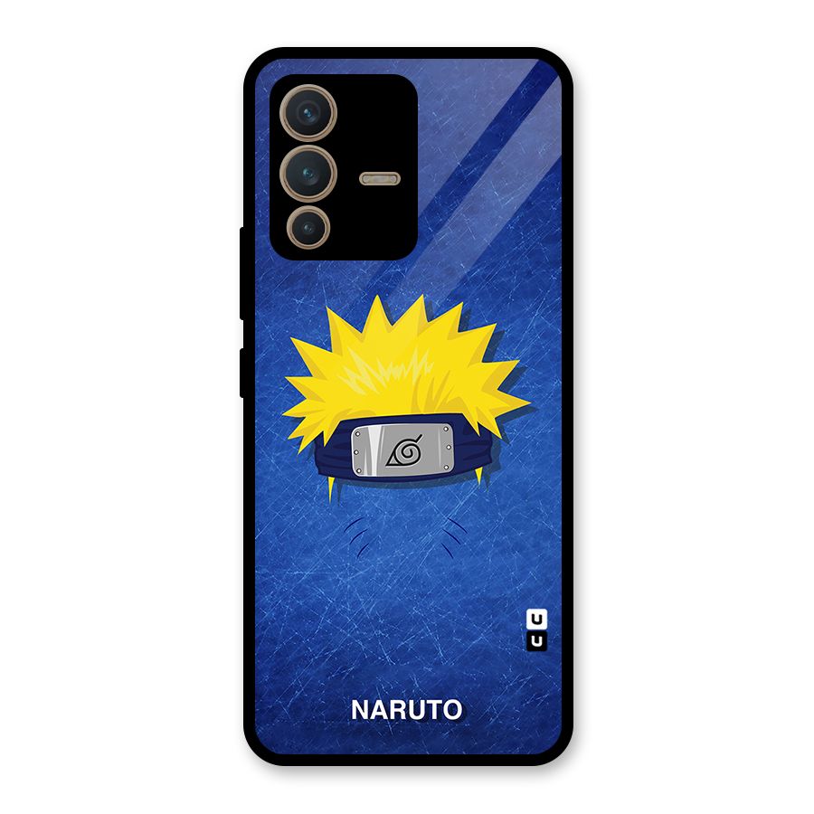 Naruto Headband Minimal Glass Back Case for Vivo V23 5G