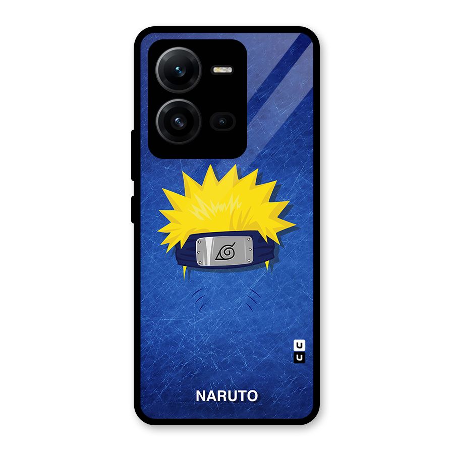 Naruto Headband Minimal Glass Back Case for Vivo V25