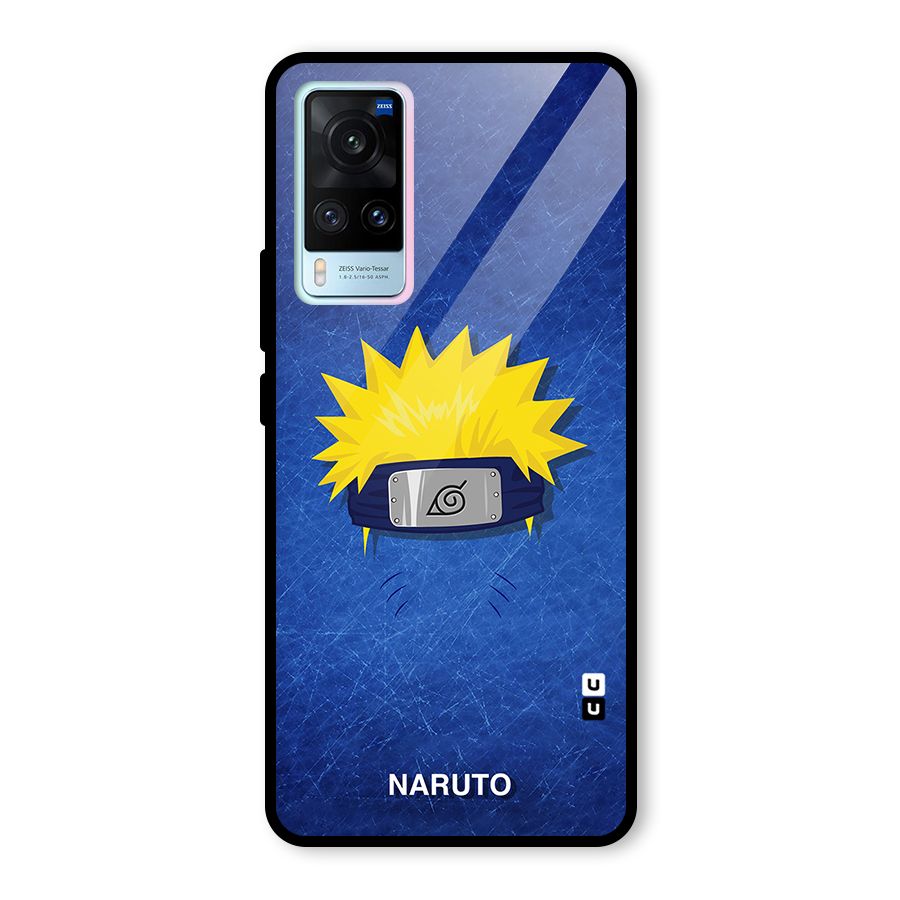 Naruto Headband Minimal Glass Back Case for Vivo X60