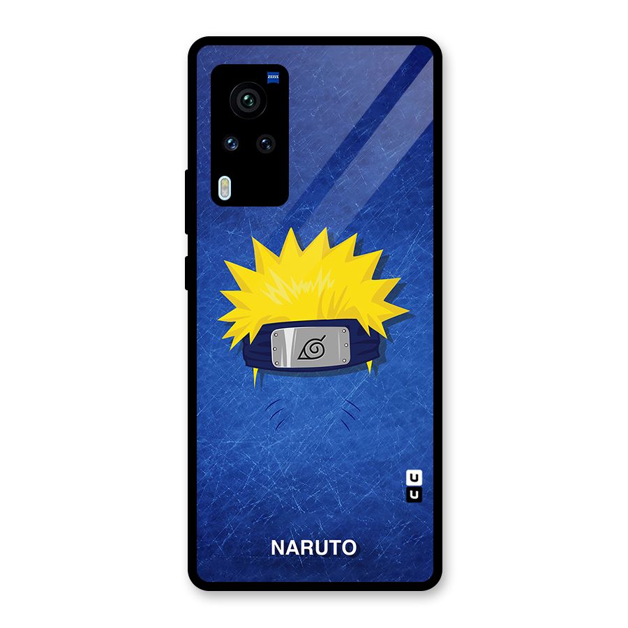 Naruto Headband Minimal Glass Back Case for Vivo X60 Pro