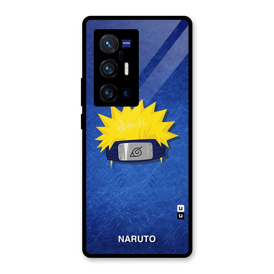 Naruto Headband Minimal Glass Back Case for Vivo X70 Pro Plus