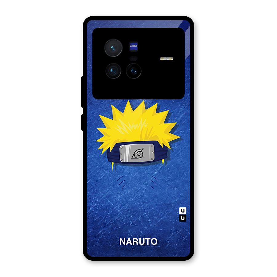 Naruto Headband Minimal Glass Back Case for Vivo X80