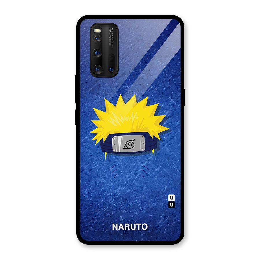 Naruto Headband Minimal Glass Back Case for Vivo iQOO 3