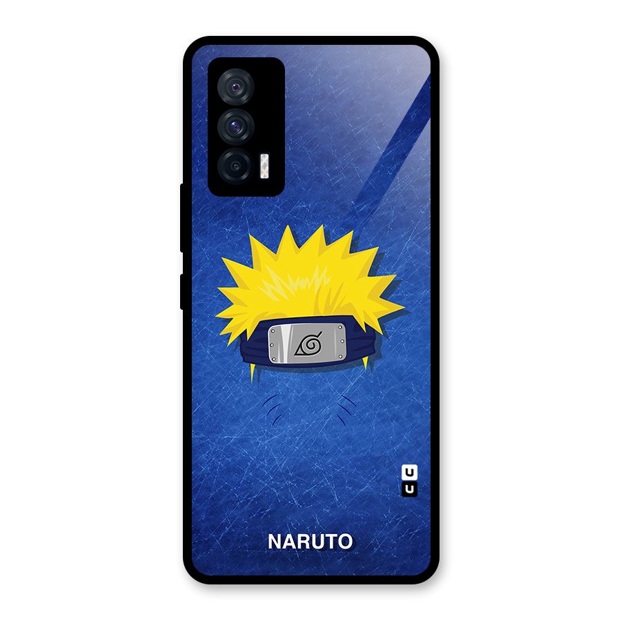 Naruto Headband Minimal Glass Back Case for Vivo iQOO 7 5G