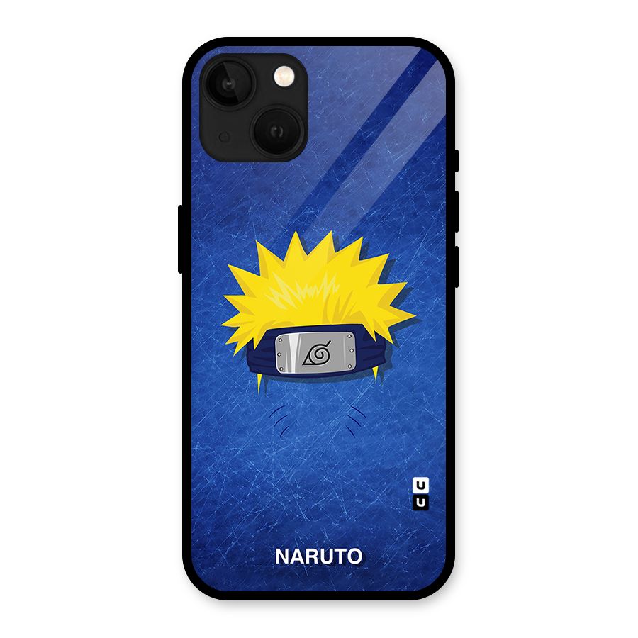 Naruto Headband Minimal Glass Back Case for iPhone 13