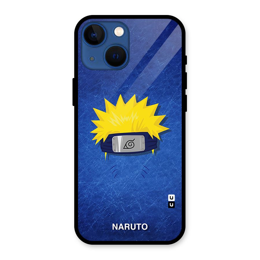 Naruto Headband Minimal Glass Back Case for iPhone 13 Mini