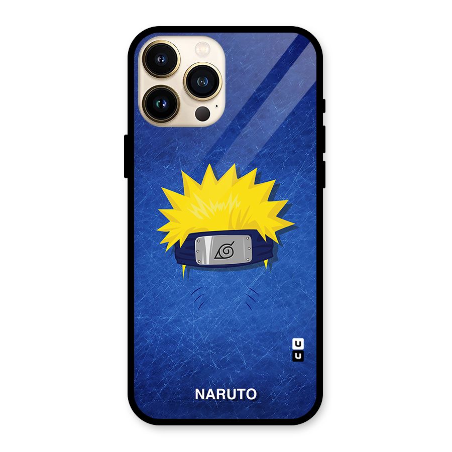 Naruto Headband Minimal Glass Back Case for iPhone 13 Pro Max