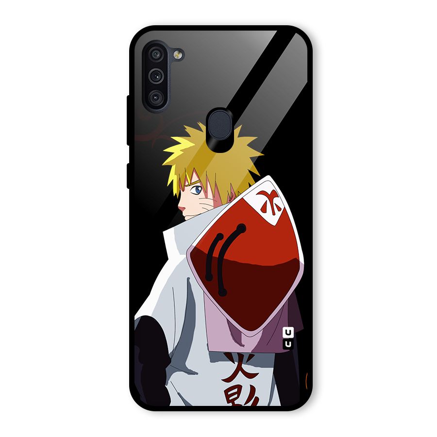 Naruto Hokage Glass Back Case for Galaxy M11