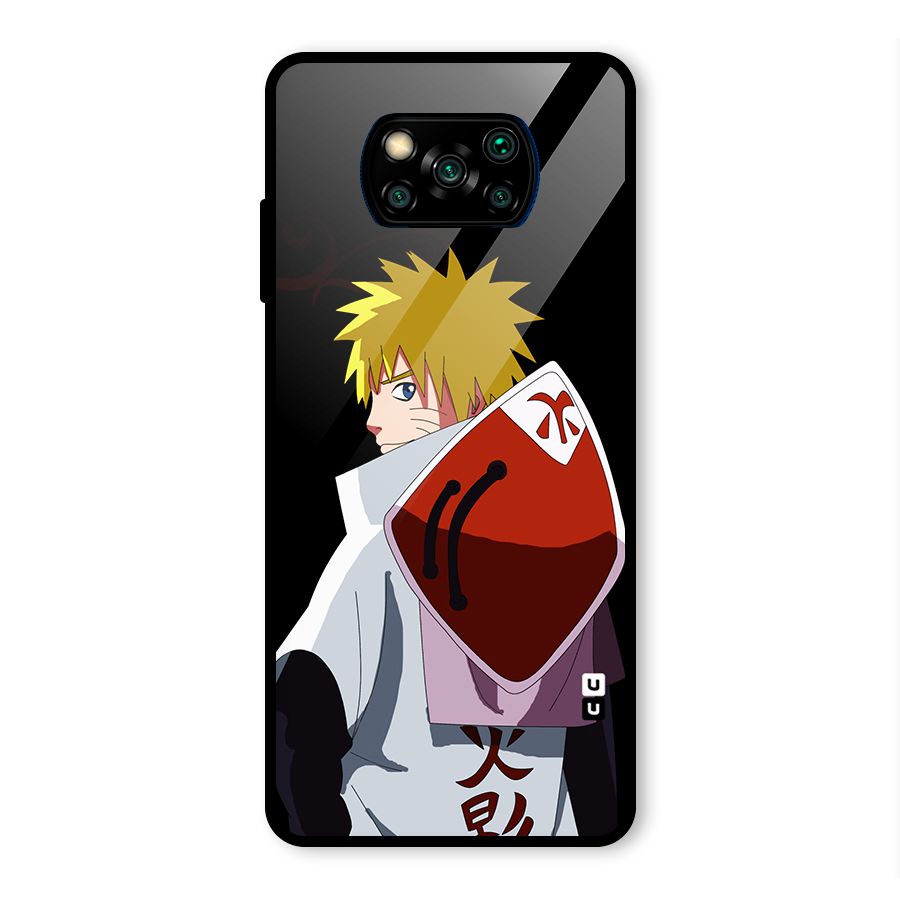 Naruto Hokage Glass Back Case for Poco X3 Pro