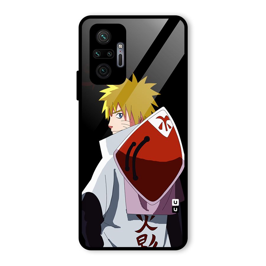 Naruto Hokage Glass Back Case for Redmi Note 10 Pro Max