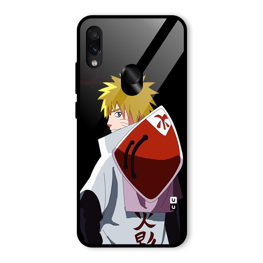 Naruto Hokage Glass Back Case for Redmi Note 7