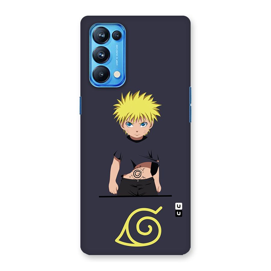 Naruto Kid Back Case for Oppo Reno5 Pro 5G