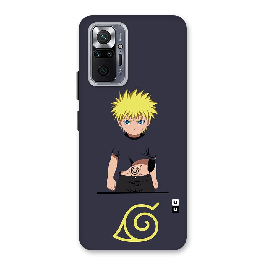 Naruto Kid Back Case for Redmi Note 10 Pro
