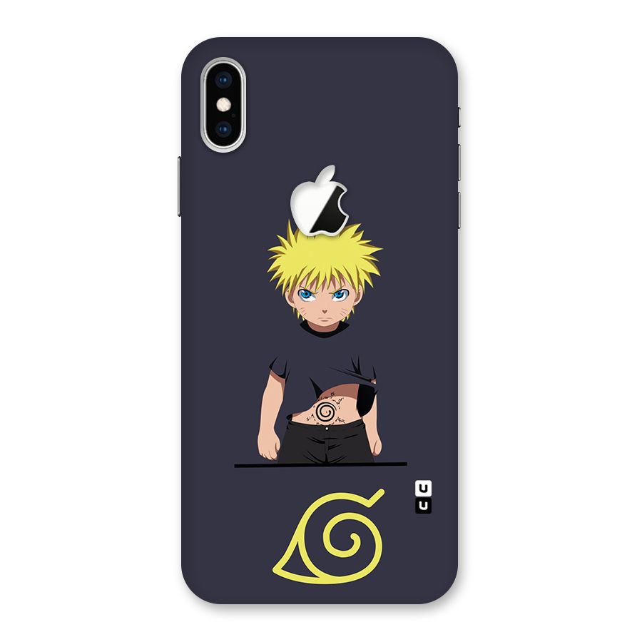 Naruto Kid Back Case for iPhone XS Max Apple Cut