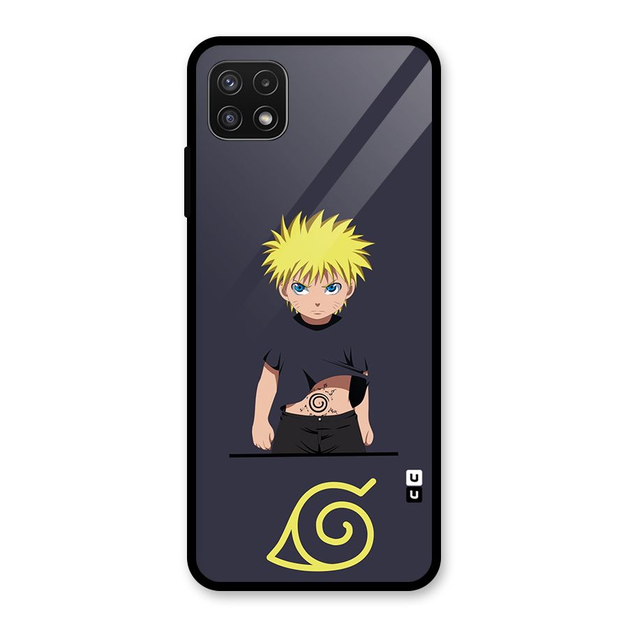 Naruto Kid Glass Back Case for Galaxy A22 5G