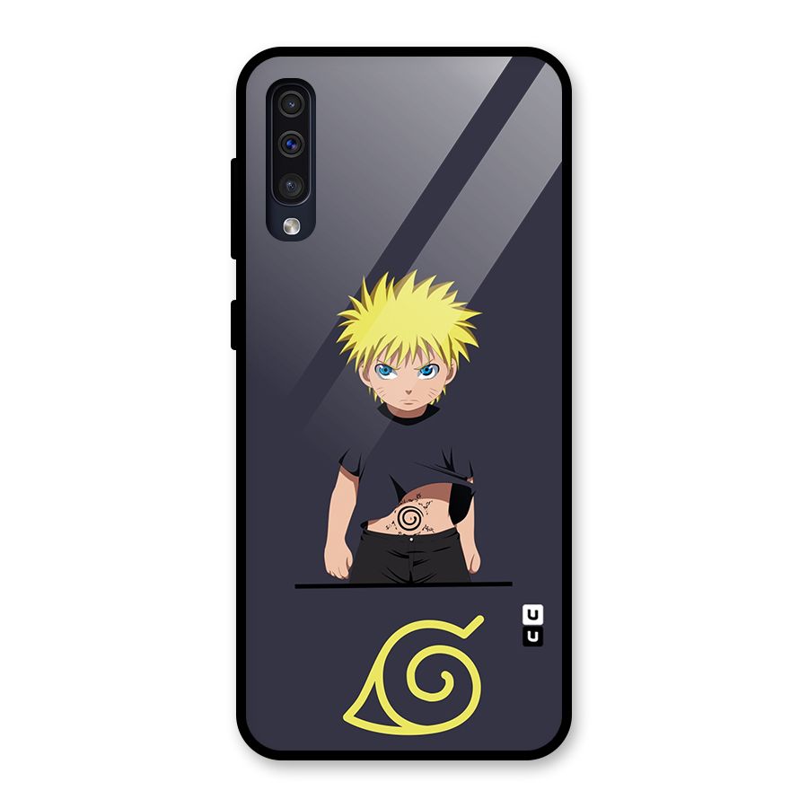 Naruto Kid Glass Back Case for Galaxy A30s