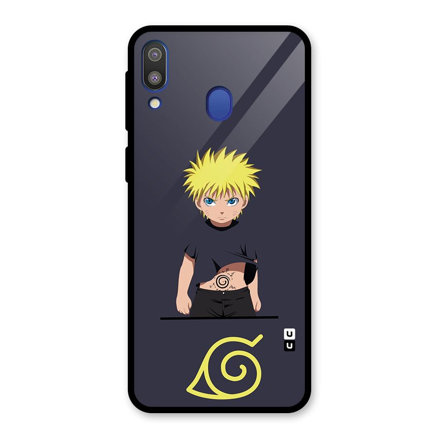 Naruto Kid Glass Back Case for Galaxy M20