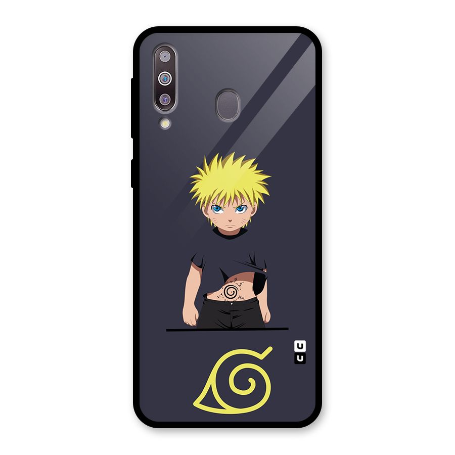 Naruto Kid Glass Back Case for Galaxy M30