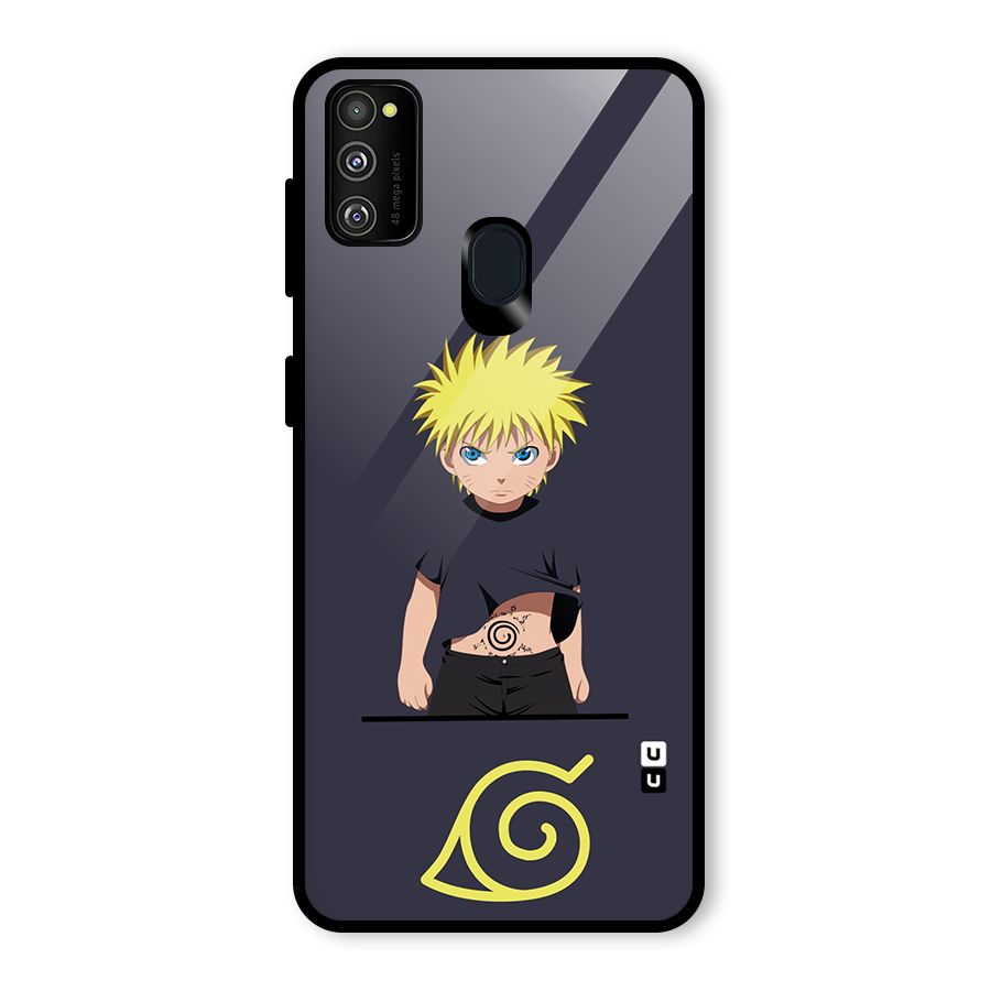 Naruto Kid Glass Back Case for Galaxy M30s