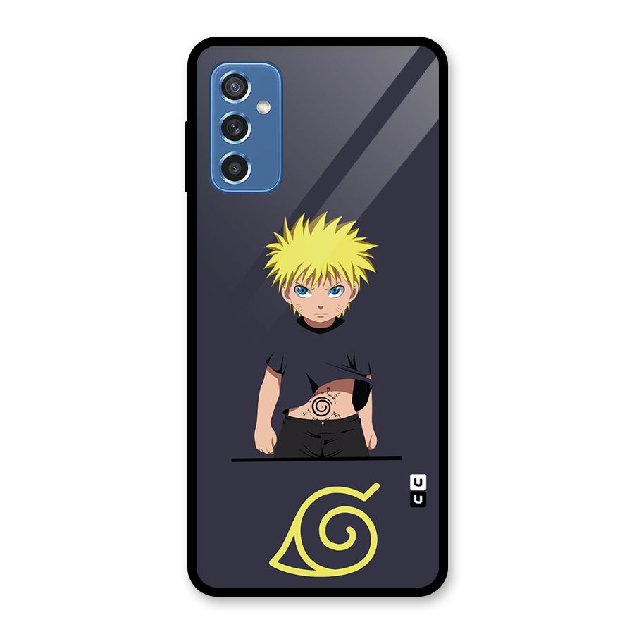 Naruto Kid Glass Back Case for Galaxy M52 5G
