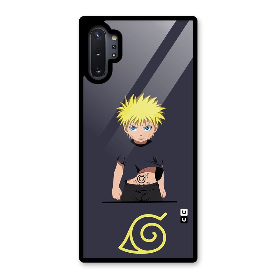 Naruto Kid Glass Back Case for Galaxy Note 10 Plus