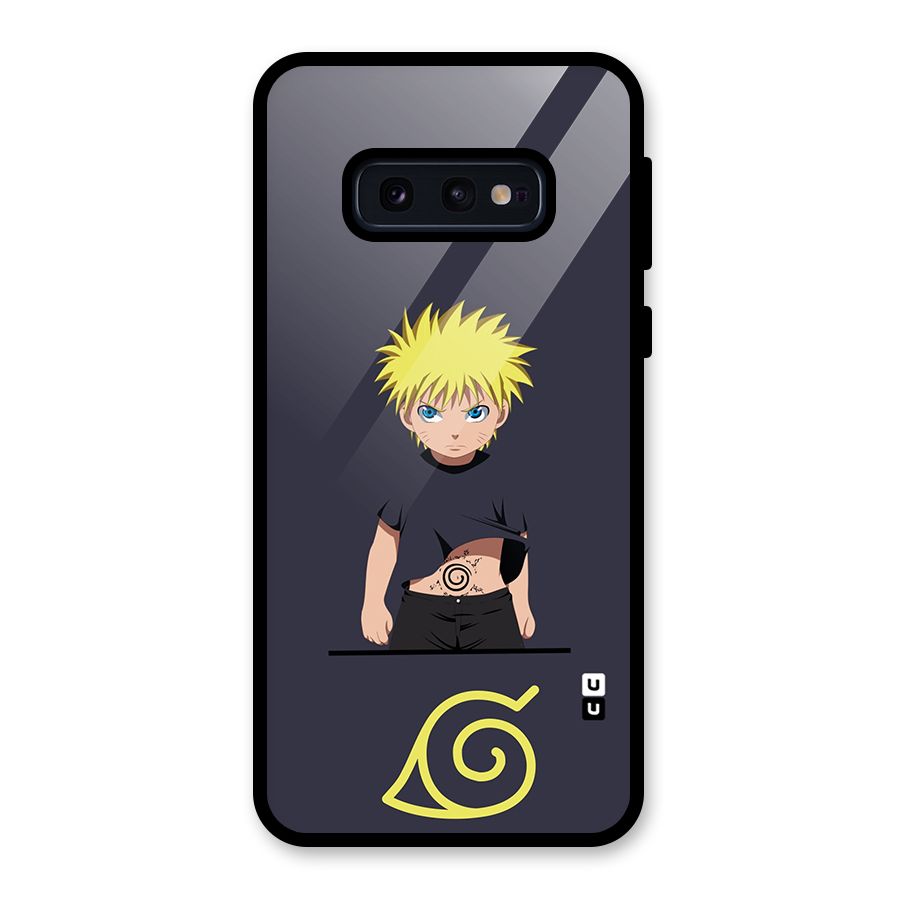 Naruto Kid Glass Back Case for Galaxy S10e