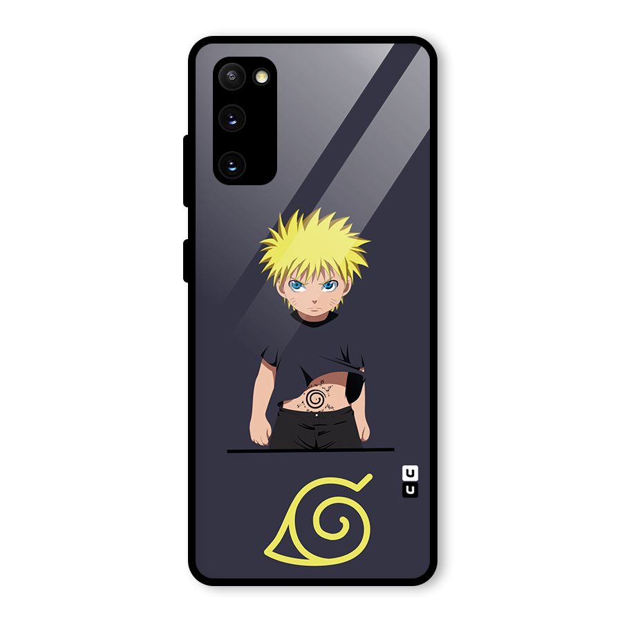 Naruto Kid Glass Back Case for Galaxy S20 FE 5G