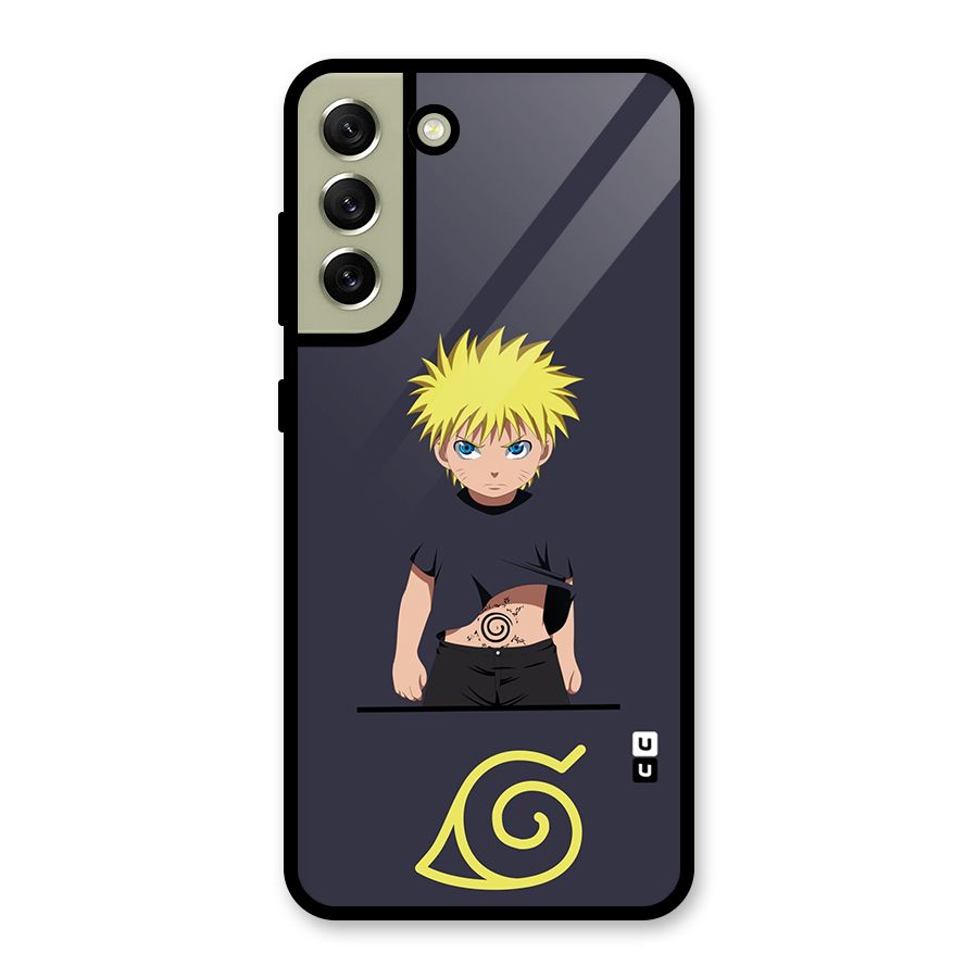 Naruto Kid Glass Back Case for Galaxy S21 FE 5G