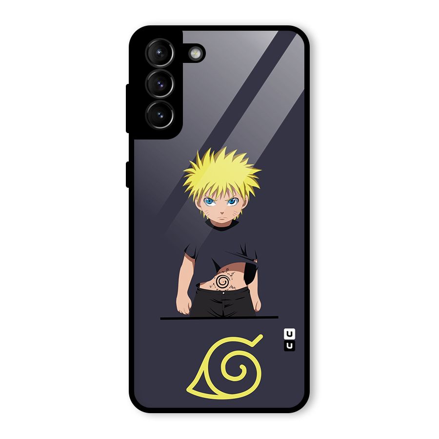 Naruto Kid Glass Back Case for Galaxy S21 Plus
