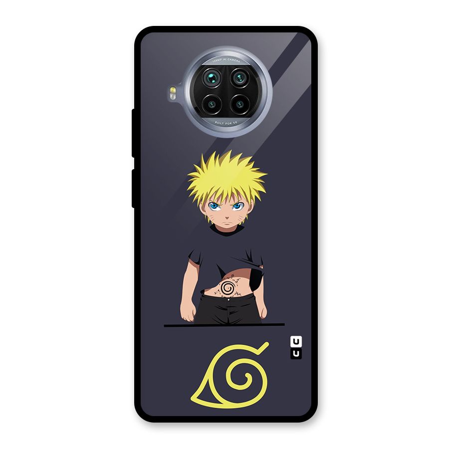 Naruto Kid Glass Back Case for Mi 10i
