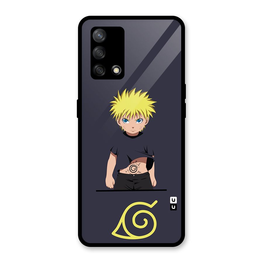 Naruto Kid Glass Back Case for Oppo F19