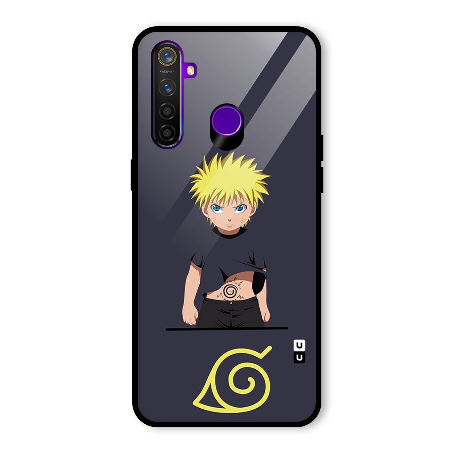 Naruto Kid Glass Back Case for Realme 5 Pro