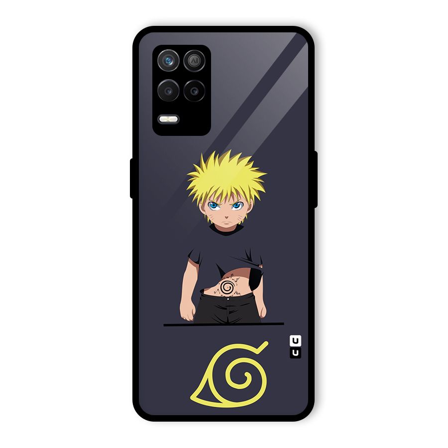 Naruto Kid Glass Back Case for Realme 8 5G