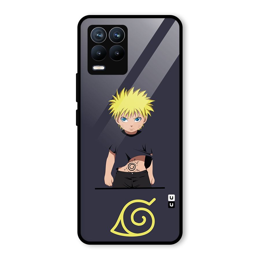 Naruto Kid Glass Back Case for Realme 8 Pro