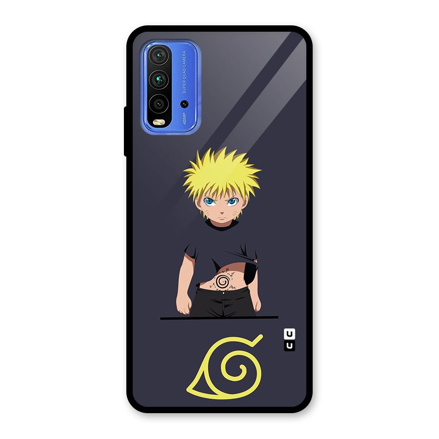 Naruto Kid Glass Back Case for Redmi 9 Power