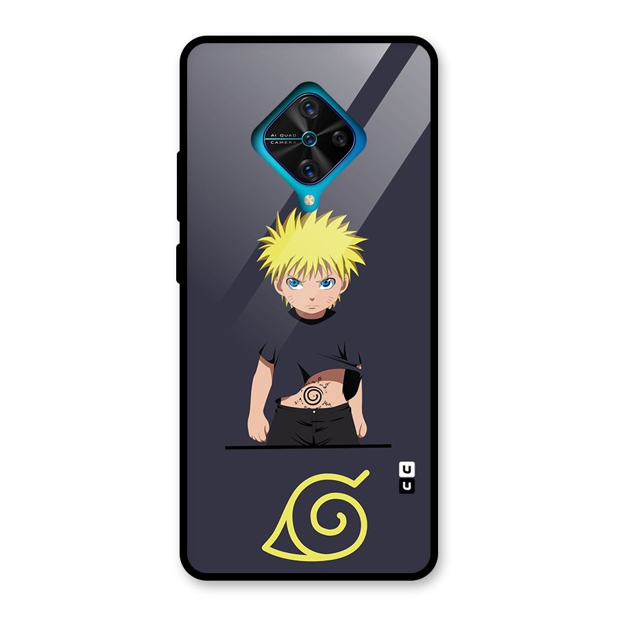 Naruto Kid Glass Back Case for Vivo S1 Pro