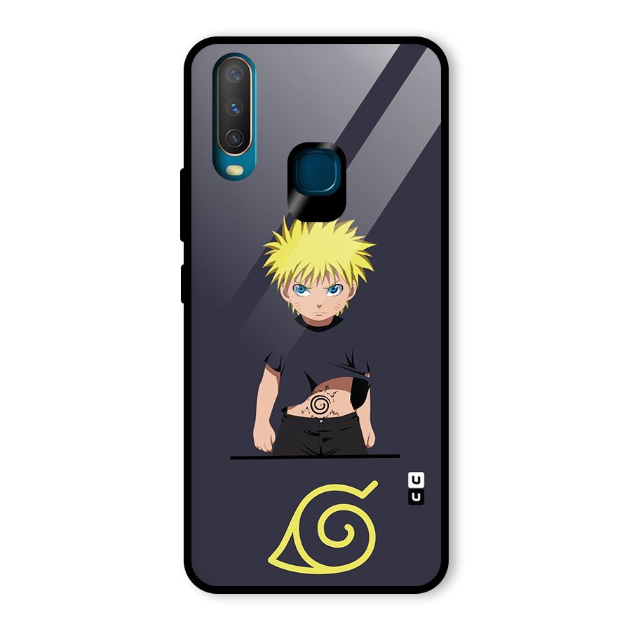 Naruto Kid Glass Back Case for Vivo U10