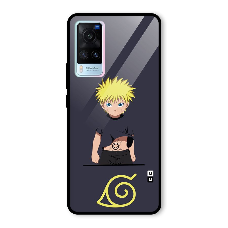 Naruto Kid Glass Back Case for Vivo X60