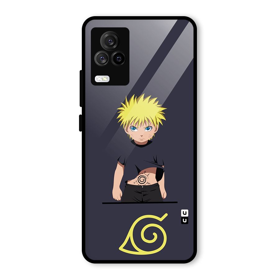 Naruto Kid Glass Back Case for Vivo iQOO 7 Legend 5G