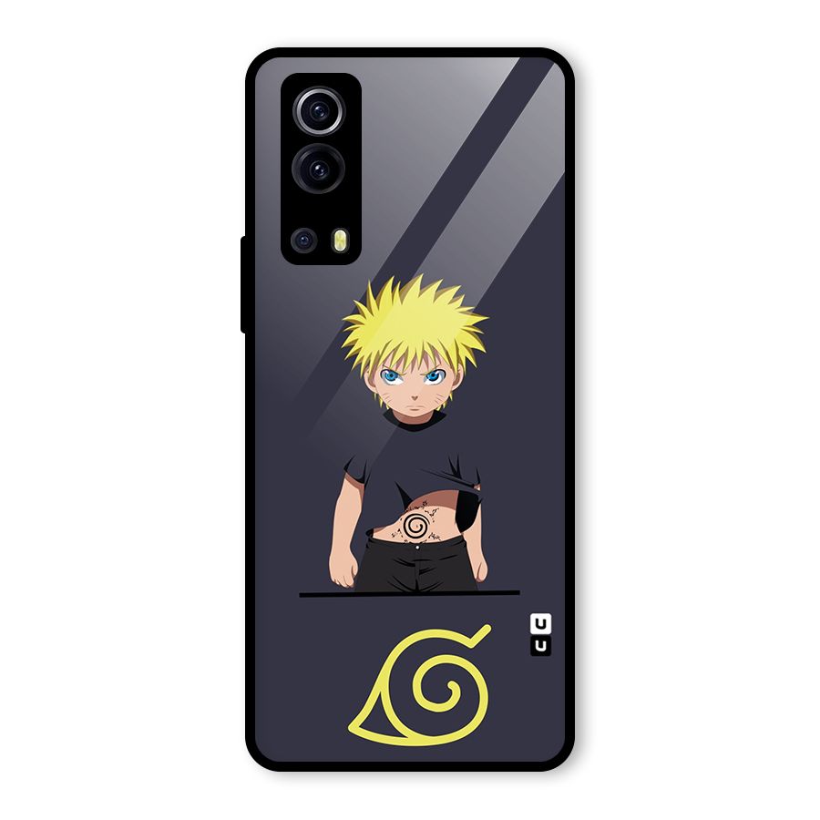 Naruto Kid Glass Back Case for Vivo iQOO Z3
