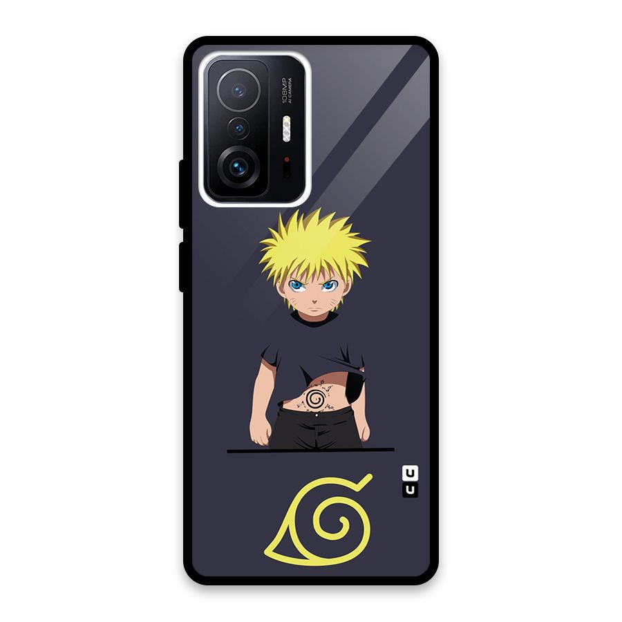 Naruto Kid Glass Back Case for Xiaomi 11T Pro