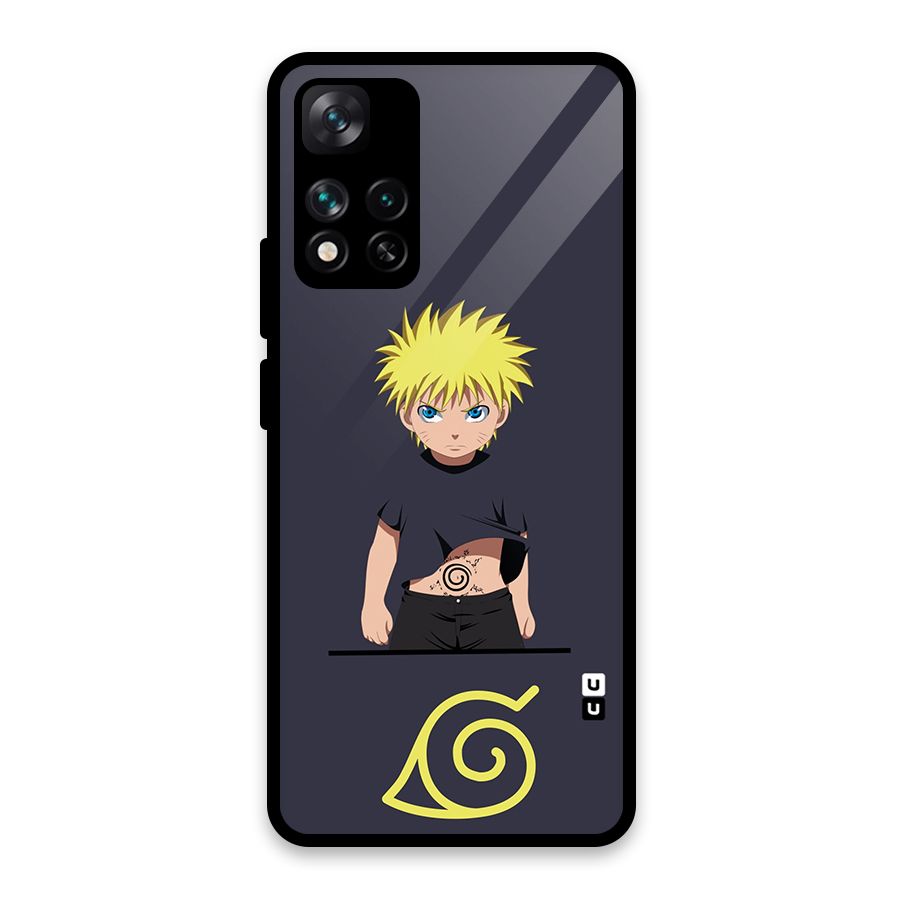 Naruto Kid Glass Back Case for Xiaomi 11i HyperCharge 5G