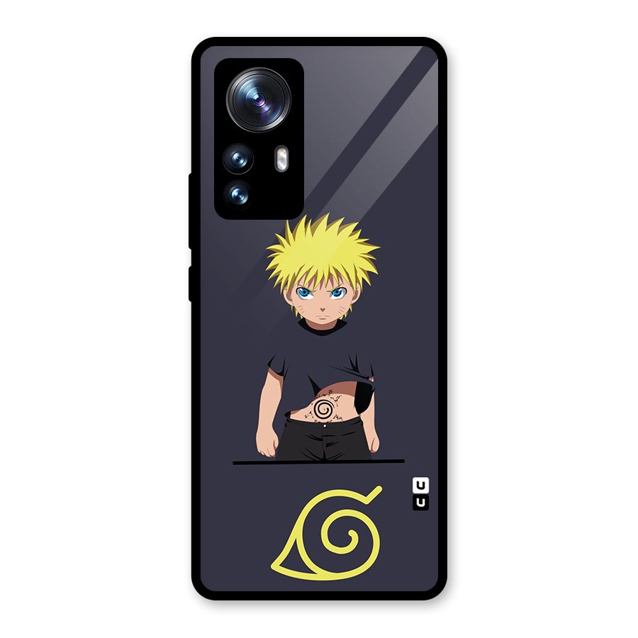 Naruto Kid Glass Back Case for Xiaomi 12 Pro