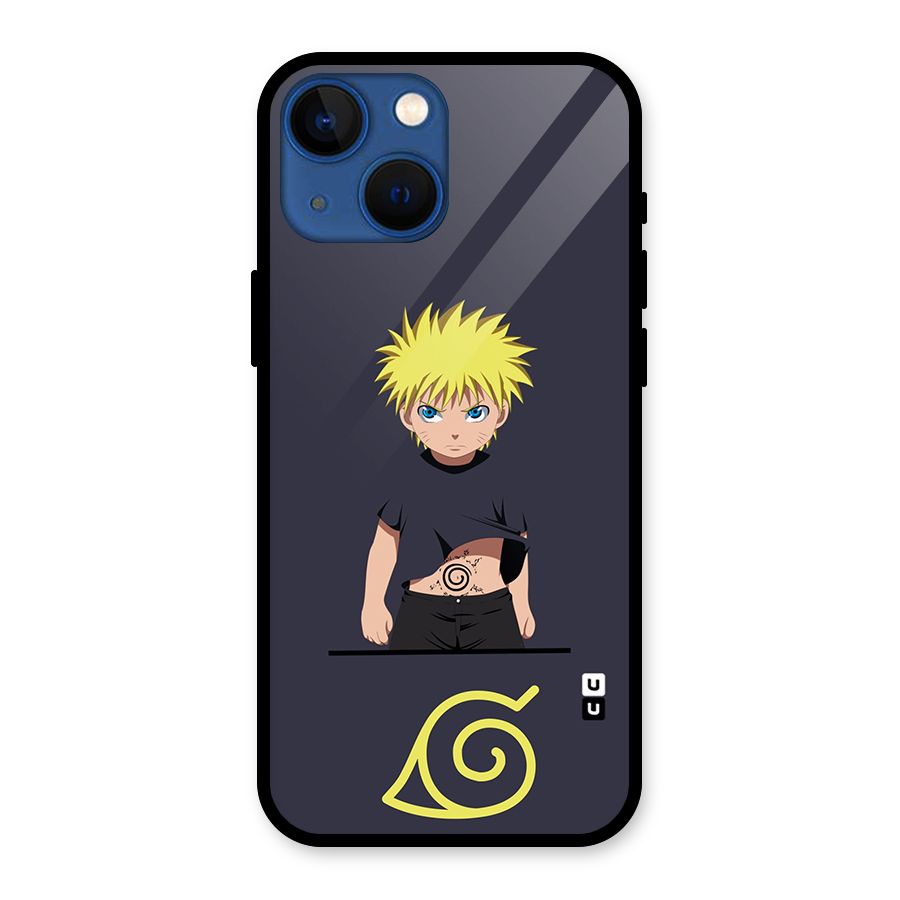 Naruto Kid Glass Back Case for iPhone 13 Mini